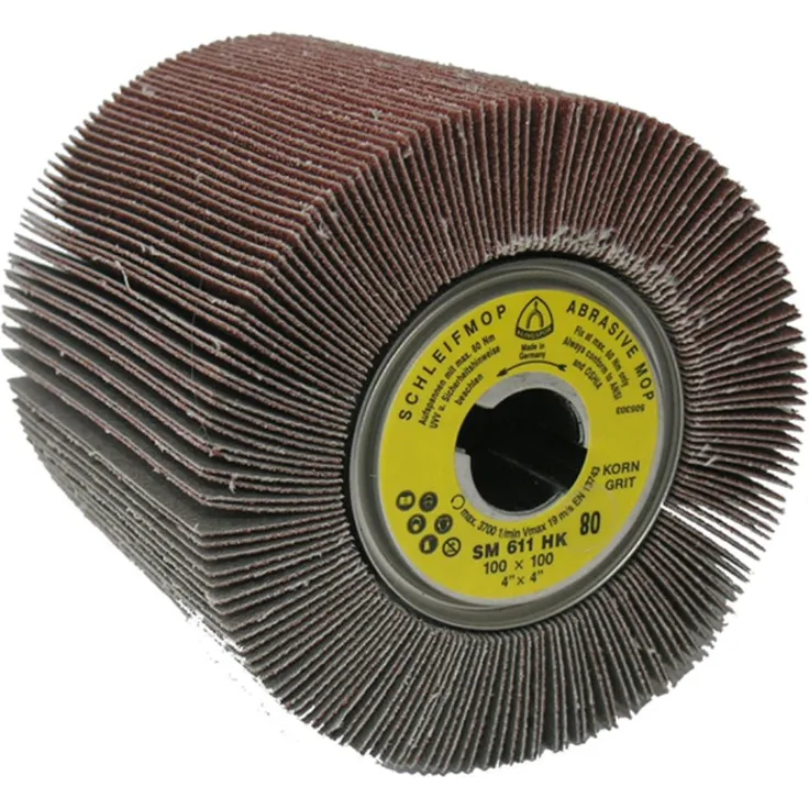 KLINGSPOR 7326A 7326 SM 611 S Schleifmopräder LS 309 X 100 x 100 x 19 mm Korn 80 Inhalt: 1 Stück