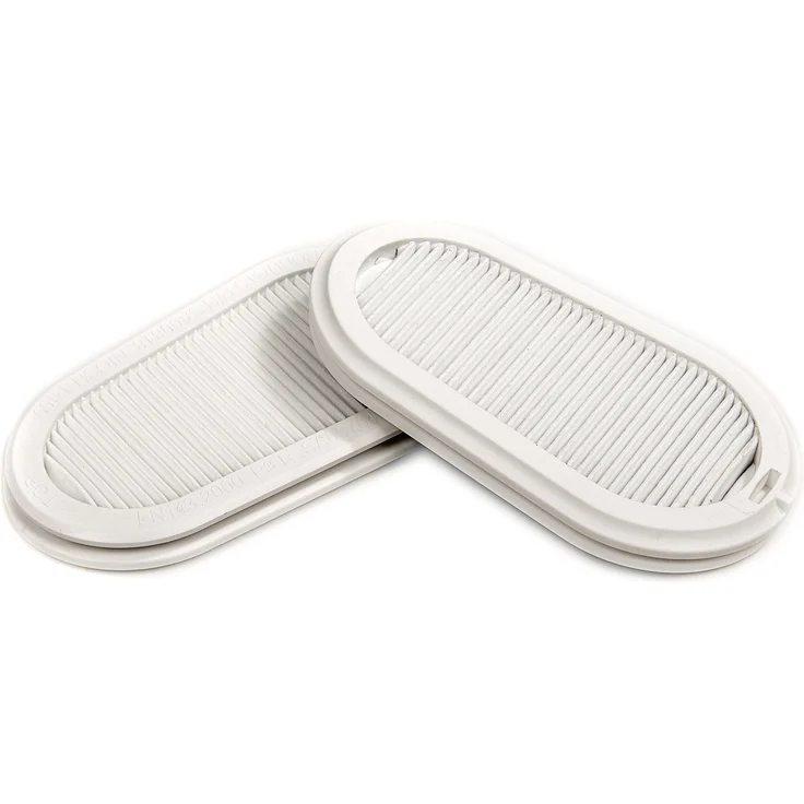 GVS Filter Technology Elipse SPR316 P3 Ersatz-Feinstaubfilter, Weiß 2-er Pack