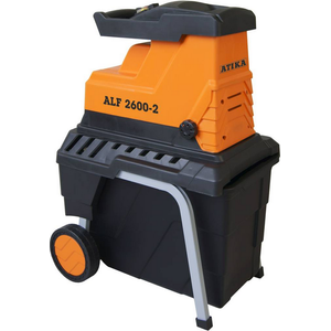 Bild für Atika ALF 26002 Leistung 2 600 W Häckselsystem Walze Materialstärke 4 0 cm Fangsackvolumen 55 l Geräuschentwicklung 90 dB