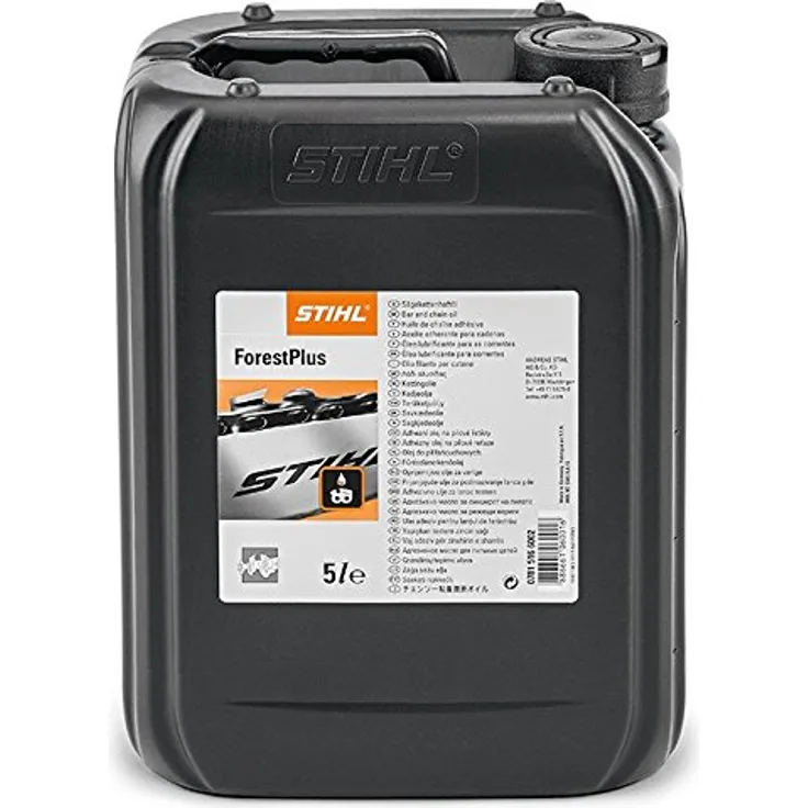 Stihl Sägekettenhaftöl ForestPlus, 5 Liter, 0781 516 6002, gute Viskosität, bis -15°C verwendbar
