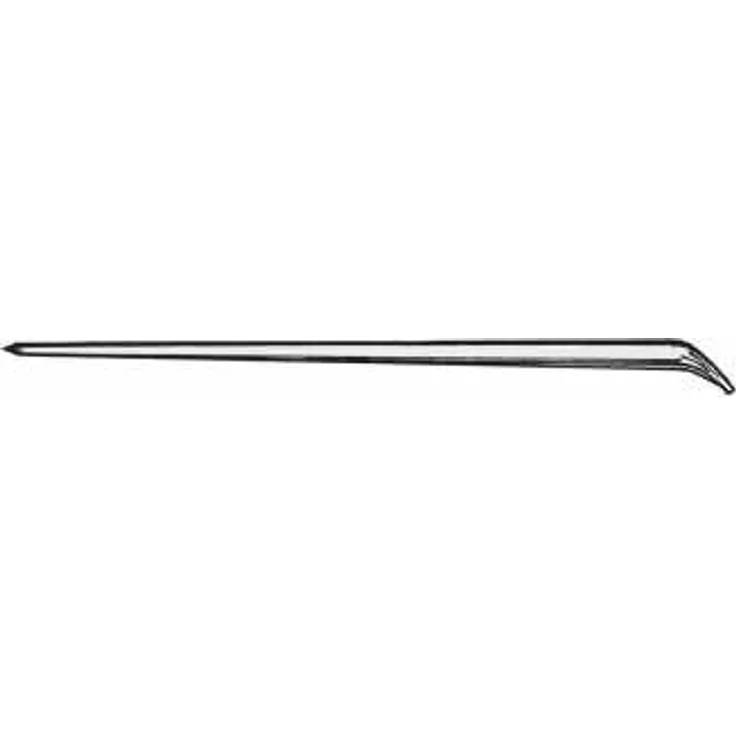 Brechstange mit Spitze und gebogener Vierkantschneide, schwere Ausführung, kantig, 1750 mm