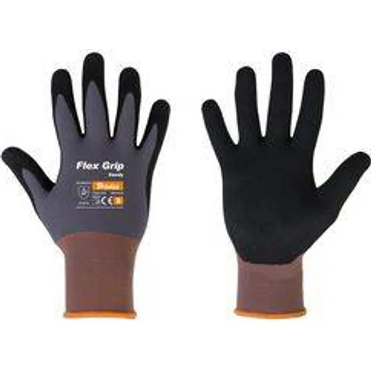 Bradas Arbeitshandschuh Flex Grip Sandy, schwarz-grau, XXL