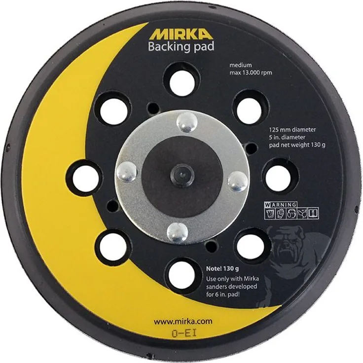 Mirka 1975546 8292502511 Stützteller 125 mm 5-16'' für Pro-Deros 650CV