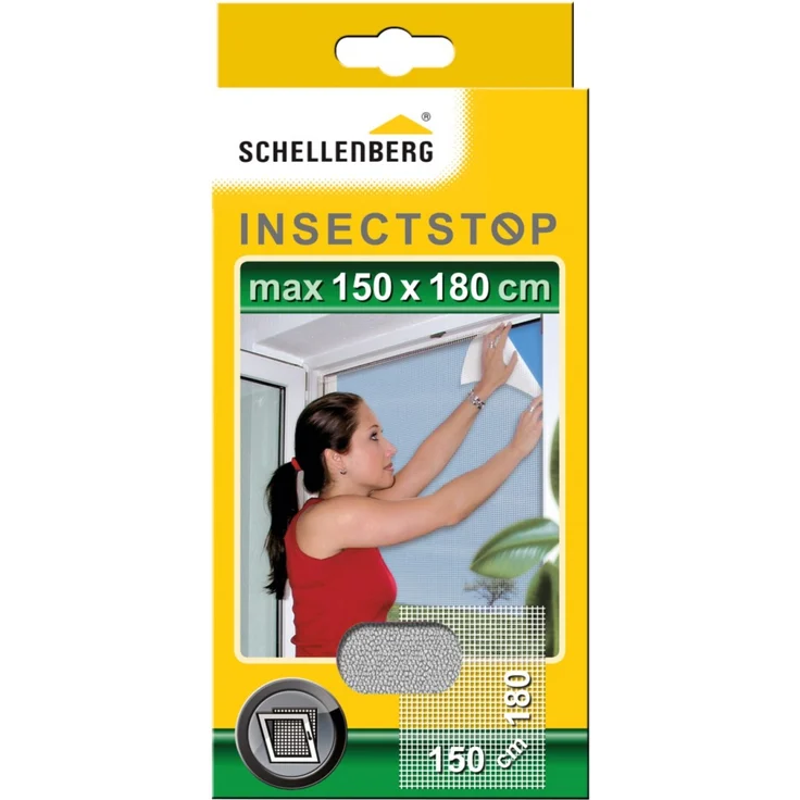 Schellenberg Insektenschutz Gitter 150 x 180 cm, weiß 4003971204039 – Bild 1