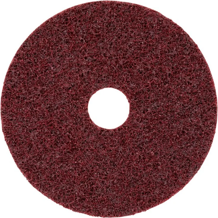 Scotch-Brite Vliesscheibe SC-DH mit Zentrierung, Blau, 178 mm, 22 mm, A, very fine, 20 Stück / Karton