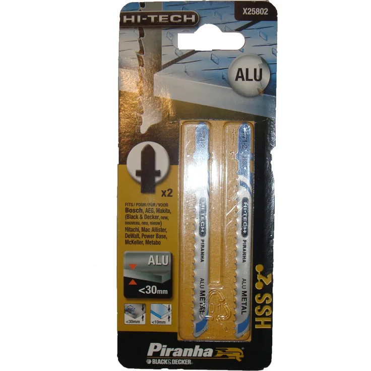 Piranha x25802-xj HSS Metall T-Schaft Stichsägeblätter