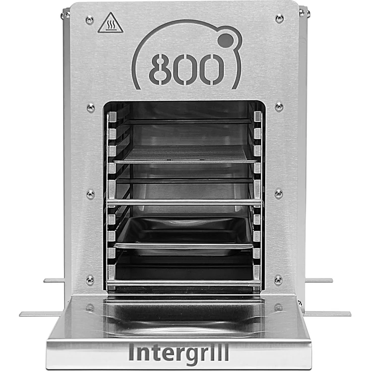 intergrill 800 Elektrogrill Steakgrill Indoor Quarzbrenner Hochleistungsgrill 20kg Oberhitzegrill Tischgrill Edelstahl inkl. Grillrost Gastroschale – Bild 3