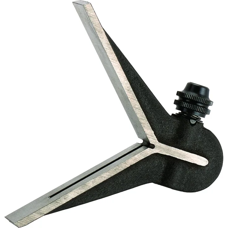 Starrett C11 6 Gusseisen Mitte Kopf für Kombination Squares, Kombination Sets schräg und Winkelmesser, schwarz Falten Finish