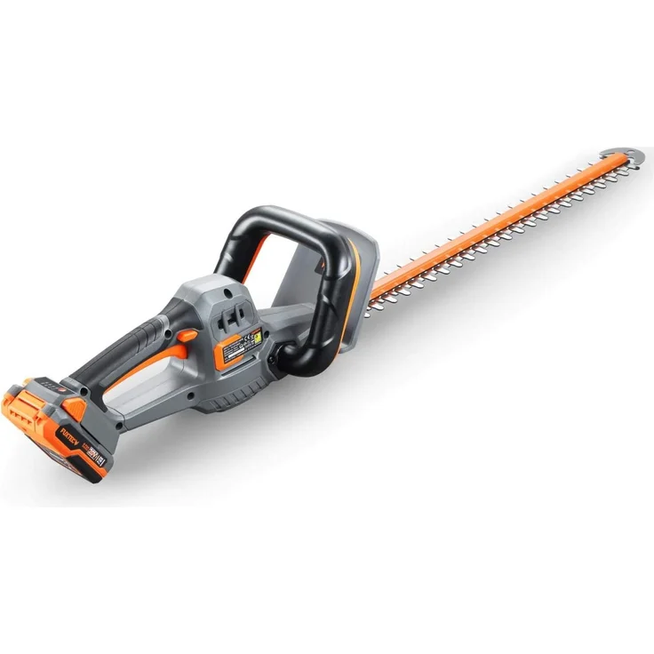 Fuxtec Heckenschere 20V inkl. Akku FX-E1HS20 Elektrischer Heckentrimmer mit Li-Ionen Batterie und Ladegerät  Schnittlänge 52 cm - Preisvergleich – Bild 7