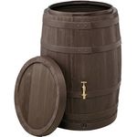 Garantia Regenwasser-Behälter Fass Barrica Dunkelbraun 260 l