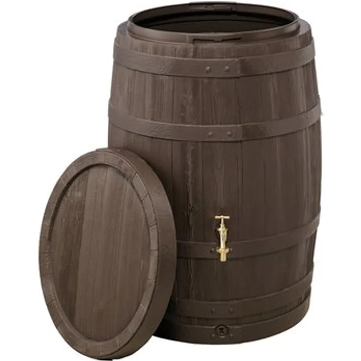 Garantia Regenwasser-Behälter Fass Barrica Dunkelbraun 260 l
