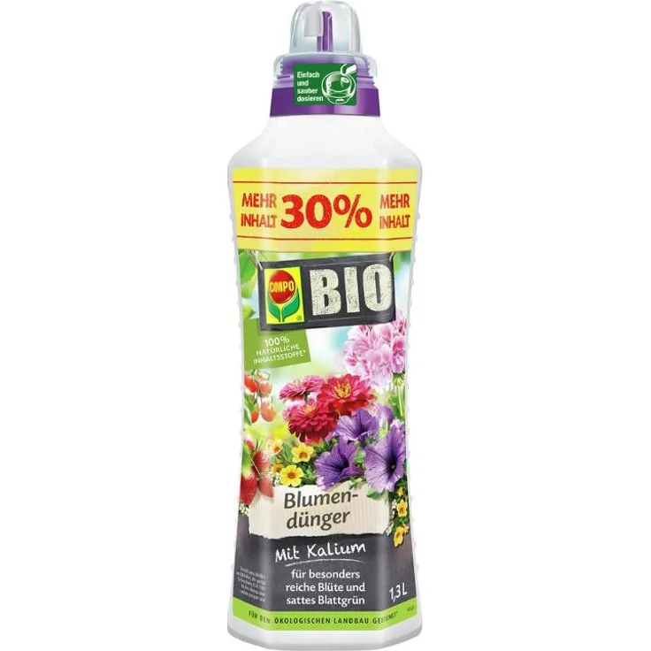 Compo BIO Blumendünger 1,3 Liter