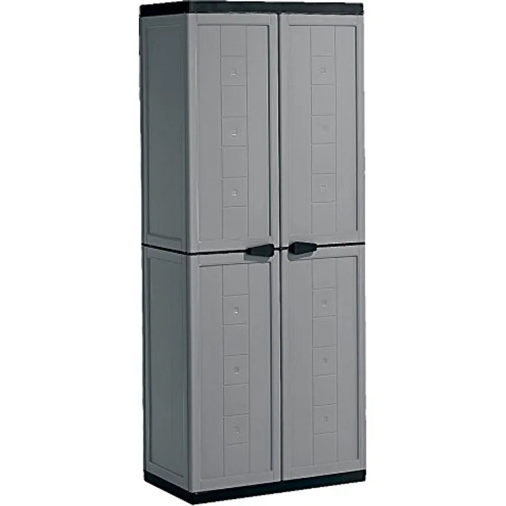 Kis Kunststoffschrank''Jolly'' hoch, 1 Stück, dunkelgrau-schwarz, 9732000 0444 01