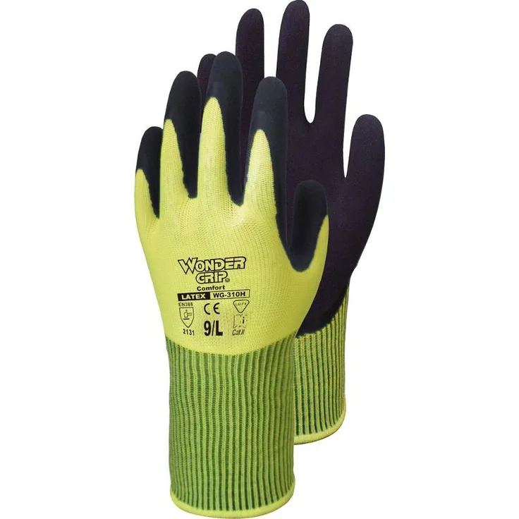 TRIUSO Comfort - PES-Strickhandschuh mit Latex, SB-Karte, Größe 11 / XXL - HWG310H11