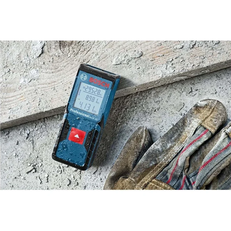 Bosch Professional Laser Entfernungsmesser GLM 30 (Ein-Knopf-Bedienung, max. Messbereich: 30 m, 2x 1,5-V Batterien, Schutztasche) – Bild 4