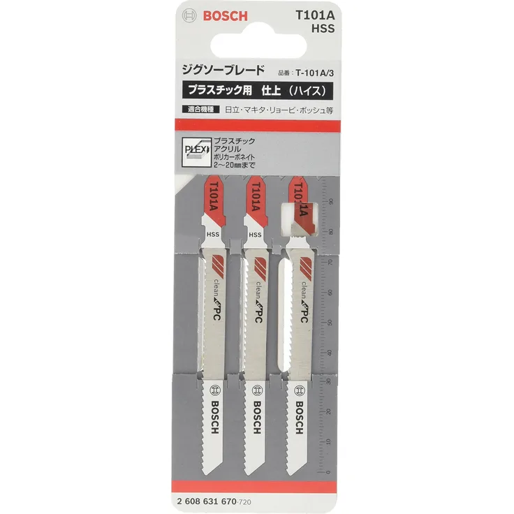 Bosch Professional Stichsägeblätter Acryl T101A 3 Stück