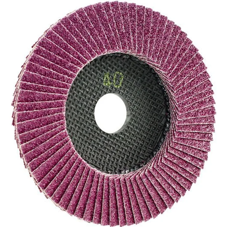 Eisenblätter Trimfix Black Mamba, Fächerschleifscheibe, 115 x 22,2 mm, Korn 40, 10 Stück, A00226