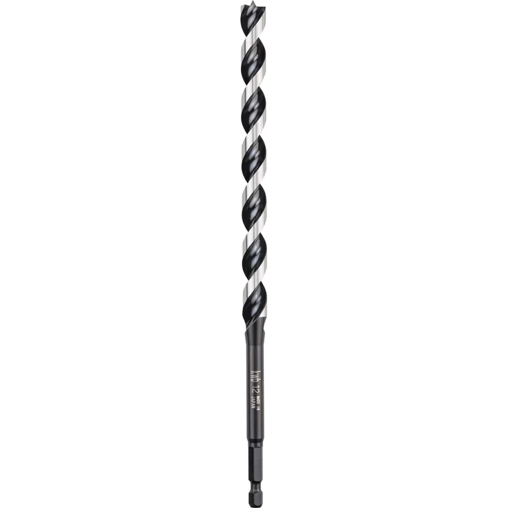 kwb 42906 042906 Akku-Top Japan Schlangen 6 x 235 mm, Langer Holz-Bohrer f. Hart-und Weichholz m. 1/4 Sechskantschaft, 6 mm