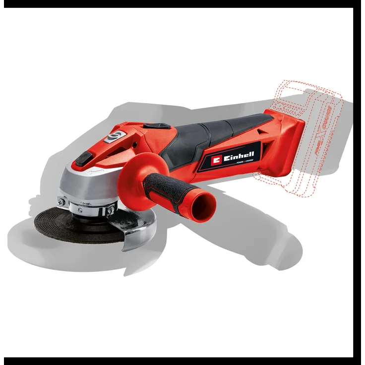 Einhell Akku-Winkelschleifer TC-AG 18-115 Li-Solo Power X-Change PXC Li-Ion, 18 V, 8.500 U-Min, maximal Schnitttiefe 28 mm, ohne Akku und Ladegerät, ohne Trennscheibe 115 mm Akku – Bild 3