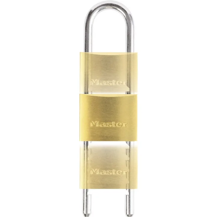 MASTER LOCK - 1950EURD - Messing Vorhängeschloss 50mm mit herausnehmbarem Bügel