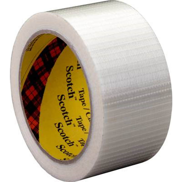 3M Tartan Filament-Klebeband Leistungsstark 8959, 38 mm x 50 m, Transparent (1-er Pack)