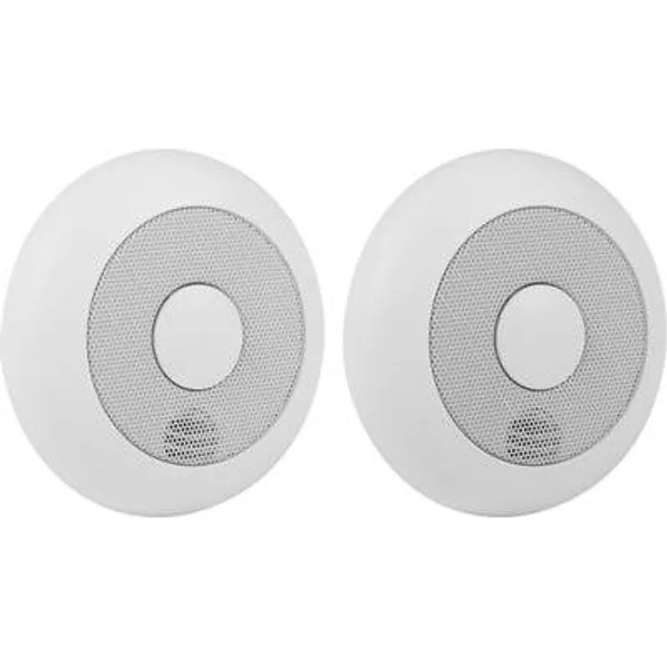 Smartwares RM175RF-2 2 x vernetztbare Funkrauchmelder-Brandmelder gepüft nach DIN EN14604, koppelbar-verlinkbar und erweiterbar, 2 Stück