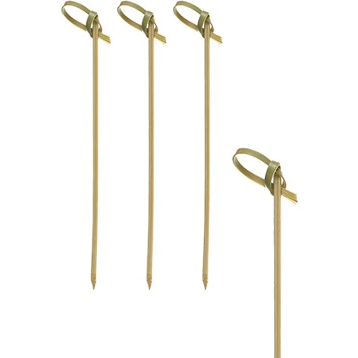 40 Fingerfood - Spieße 10 cm ''Knoten''