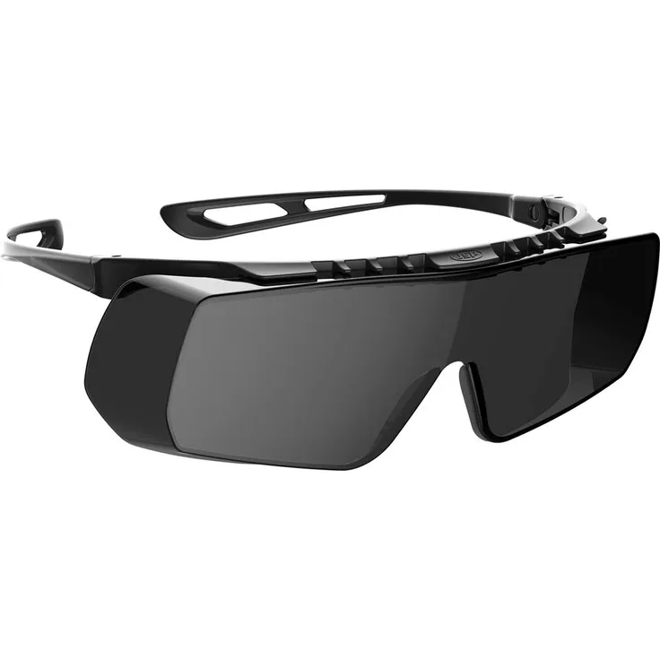 JSP ASA940-063-000 Stealth Coverlite Overspec Brille, Rauchglas, K bewertet, 10 Stück