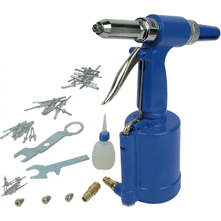 Mannesmann Druckluft-Nietset für Nieten 2,4-4,8 mm, M 1595