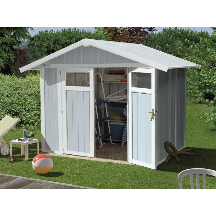 Grosfillex Utility Garden Shed 4,9 m², graublau 