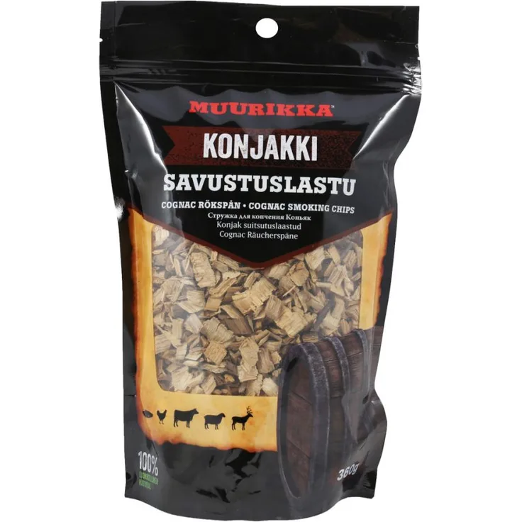 Muurikka Räucherchips Cognac 360g