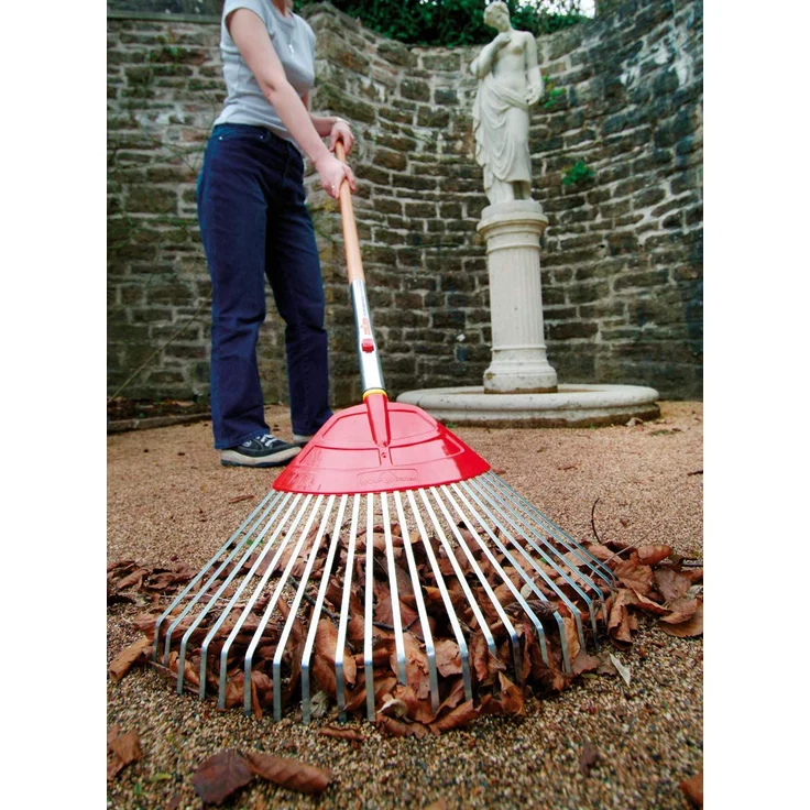 WOLF-Garten - Fächerbesen multi-star UF-M, Rot, 50x50x5 cm, 71AAA030650 – Bild 2