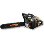 FUXTEC Benzin-Kettensäge FX-KS262 - Black Edition, Schnittlänge 45 cm, mit EASY Startsystem