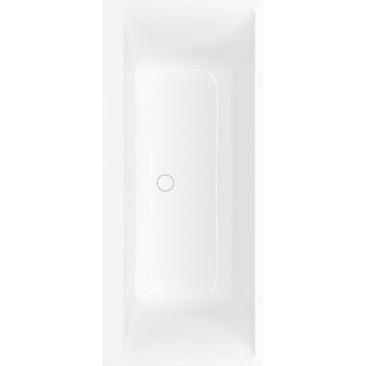 Villeroy & Boch Subway 3.0 rechteckige Badewanne, 1700x750 mm, Quaryl, UBQ170SBW2DV, Farbe: weiß-alpin - UBQ170SBW2DV-01