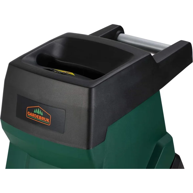Gardebruk Messerhäcksler 2400W elektrisch max. 45mm Aststärke 2x 50L Beutel Gartenhäcksler Häcksler Schredder – Bild 3