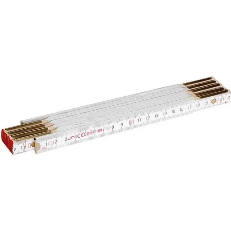 PEREL - 3414-2N 3414 2 N Gliedermaßstab Holz 2 m 735051