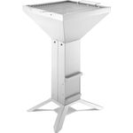 Thüros T3 Säulengrill (TKE4F42) Holzkohlegrill, für 4-5 Personen, Grillfläche 42 x 42 cm