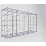 Gabiona Gabione 100 cm x 50 cm x 20 cm (L x H x T), Maschenweite 10 cm x 10 cm, Spirale