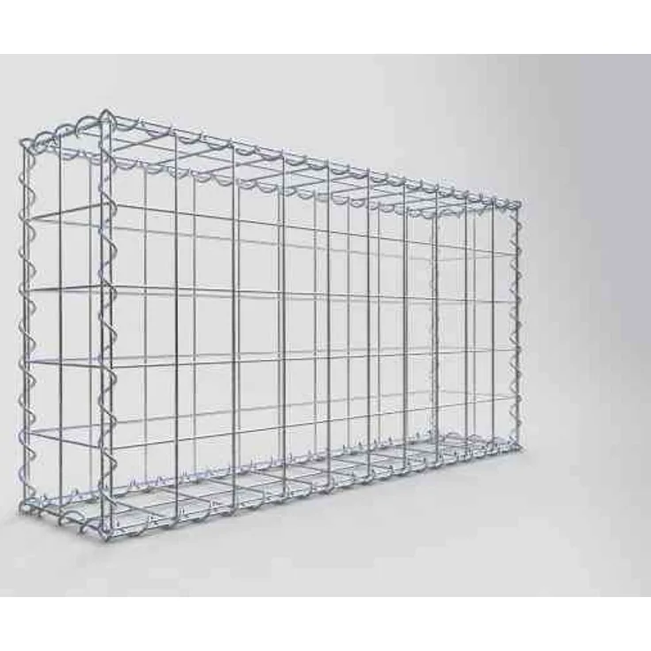 Gabiona Gabione 100 cm x 50 cm x 20 cm (L x H x T), Maschenweite 10 cm x 10 cm, Spirale