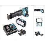 Makita DJR 187 RT Akku Reciprosäge 18 V Brushless Säbelsäge + 1x Reciprosägeblatt Sortiment ( P-81290 ) + 1x 5,0 Ah Akku + Ladegerät