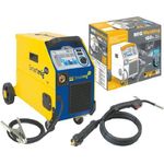 GYS Schutzgasschweißgerät 160 A, einphasig 230 V, gelb, Smartmig 162
