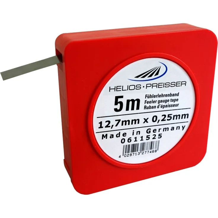 Helios Preisser 611525 Fühlerlehrenband 5m-0,25mm