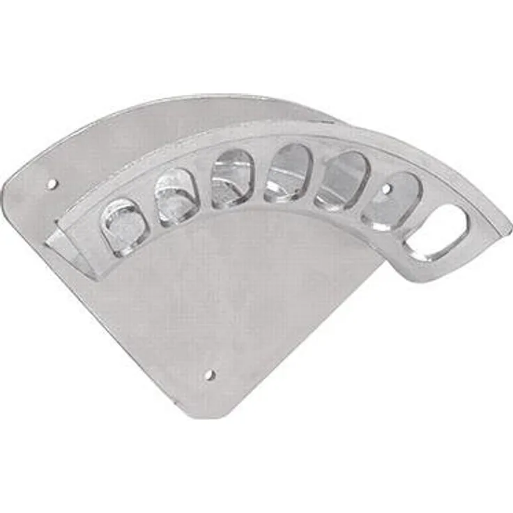 Geka Wandschlauchhalter 266 x 108 mm Größe 2, Leichtmetall, silber, 48 x 28 x 28 cm Bewässerungszubehör