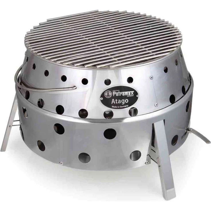 Petromax Atago Allrounder - Einsatz als Feuerschale, Grill, Ofen, Herd 40 x 40 x 14 cm – Bild 1