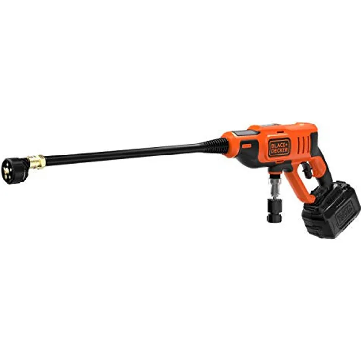 Black&Decker BCPC18D1 Akku-Druckreiniger 18 V 2 Ah 24 bar mit Akku und Ladegerät