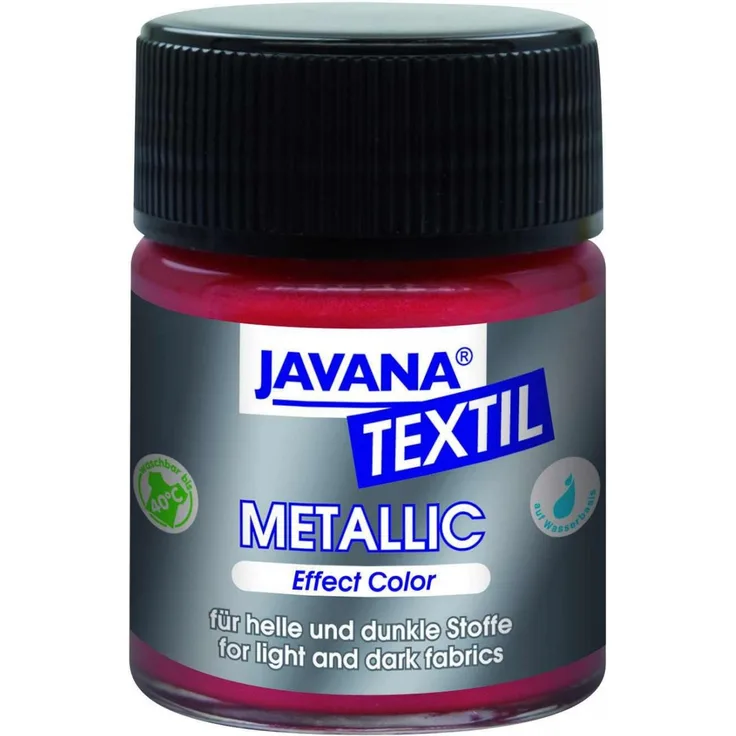 Kreul - KREUL Javana Stoffmalfarbe Metallic metallic gold, 50 ml - gold