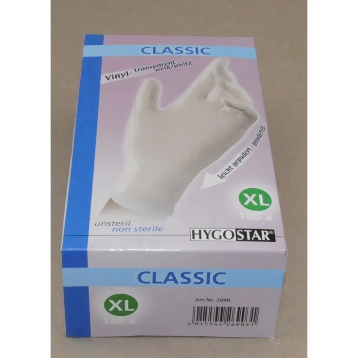 franz mensch HYGOSTAR 2690 Handschuhe Vinyl Gepu.XL100 St