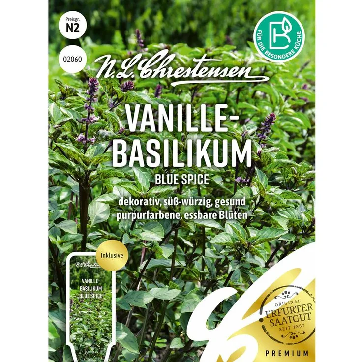 N.L. CHRESTENSEN Vanille - Basilikum Blue Spice Basilikumsamen 