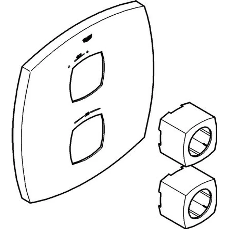 GROHE Rosette 47935 chrom