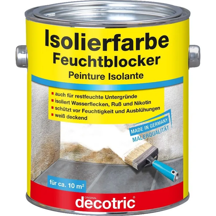 Decotric Isolierfarbe Feuchtblocker 2 l